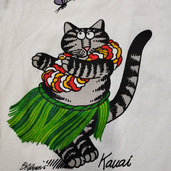 crazy shirts Tops - Crazy Shirts Hawaii Kliban Cat Hula Kauai T-Shirt